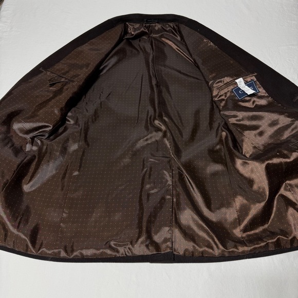 NEW Chaps Corduroy‎ Blazer Jacket Sport Coat Men's Size 42L Dark Brown - Picture 5 of 14